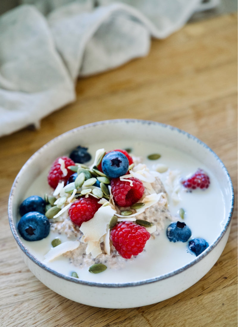 Havregrynsgröt med extra protein